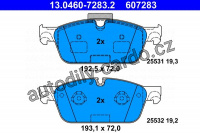 Sada brzdových destiček ATE 13.0460-7283 (AT 607283)