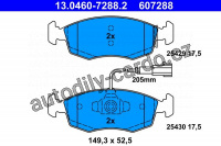 Sada brzdových destiček ATE 13.0460-7288 (AT 607288)