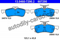 Sada brzdových destiček ATE 13.0460-7290 (AT 607290)