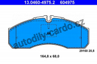 Sada brzdových destiček ATE 13.0460-4975 (AT 604975) - MERCEDES-BENZ