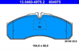 Sada brzdových destiček ATE 13.0460-4975 (AT 604975) - MERCEDES-BENZ