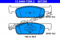 Sada brzdových destiček ATE 13.0460-7298 (AT 607298)