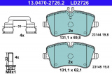 Sada brzdových destiček ATE Ceramic 13.0470-2726 (AT LD2726) - MERCEDES-BENZ