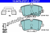 Sada brzdových destiček ATE Ceramic 13.0470-2727 (AT LD2727) - MERCEDES-BENZ