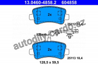 Sada brzdových destiček ATE 13.0460-4858 (AT 604858)
