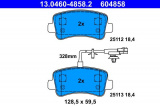 Sada brzdových destiček ATE 13.0460-4858 (AT 604858)