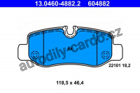 Sada brzdových destiček ATE 13.0460-4882 (AT 604882)