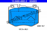 Sada brzdových destiček ATE 13.0460-4883 (AT 604883)