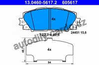 Sada brzdových destiček ATE 13.0460-5617 (AT 605617)