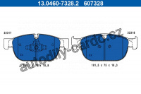 Sada brzdových destiček ATE 13.0460-7328 (AT 607328)