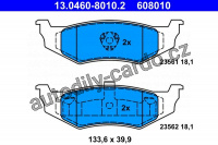 Sada brzdových destiček ATE 13.0460-8010 (AT 608010)