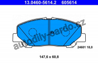 Sada brzdových destiček ATE 13.0460-5614 (AT 605614)