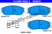 Sada brzdových destiček ATE 13.0460-5622 (AT 605622)