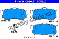 Sada brzdových destiček ATE 13.0460-5626 (AT 605626)
