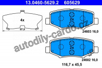 Sada brzdových destiček ATE 13.0460-5629 (AT 605629)