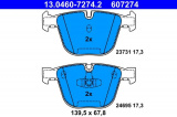 Sada brzdových destiček ATE 13.0460-7274 (AT 607274)