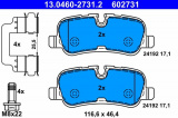 Sada brzdových destiček ATE 13.0460-2731 (AT 602731)