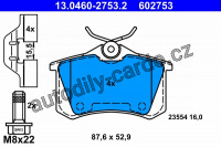 Sada brzdových destiček ATE 13.0460-2753 (AT 602753)