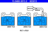 Sada brzdových destiček ATE 13.0460-3013 (AT 603013) - ALFA ROMEO