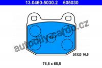 Sada brzdových destiček ATE 13.0460-5030 (AT 605030) - OPEL