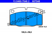 Sada brzdových destiček ATE 13.0460-7048 (AT 607048) - OPEL