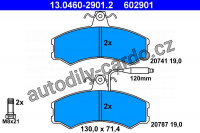 Sada brzdových destiček ATE 13.0460-2901 (AT 602901) - ALFA ROMEO, CITROËN, FIAT, PEUGEOT