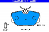 Sada brzdových destiček ATE 13.0460-2921 (AT 602921) - BMW