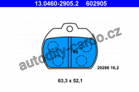Sada brzdových destiček ATE 13.0460-2905 (AT 602905) - VW