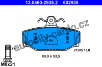 Sada brzdových destiček ATE 13.0460-2935 (AT 602935) - VOLVO