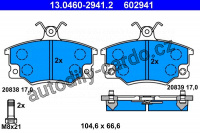 Sada brzdových destiček ATE 13.0460-2941 (AT 602941) - FIAT