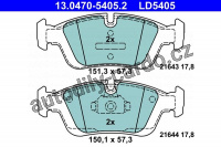 Sada brzdových destiček ATE Ceramic 13.0470-5405 (AT LD5405) - BMW