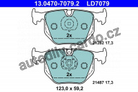 Sada brzdových destiček ATE Ceramic 13.0470-7079 (AT LD7079) - BMW