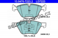 Sada brzdových destiček ATE Ceramic 13.0470-7223 (AT LD7223)