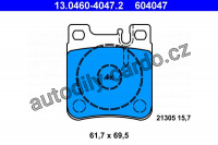 Sada brzdových destiček ATE 13.0460-4047 (AT 604047) - MERCEDES-BENZ