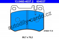 Sada brzdových destiček ATE 13.0460-4037 (AT 604037) - MERCEDES-BENZ