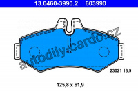 Sada brzdových destiček ATE 13.0460-3990 (AT 603990) - MERCEDES-BENZ, VW