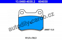 Sada brzdových destiček ATE 13.0460-4030 (AT 604030) - MERCEDES-BENZ