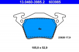 Sada brzdových destiček ATE 13.0460-3985 (AT 603985) - MERCEDES-BENZ