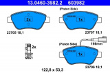 Sada brzdových destiček ATE 13.0460-3982 (AT 603982) - FIAT