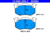 Sada brzdových destiček ATE 13.0460-3954 (AT 603954) - CITROËN, PEUGEOT, RENAULT