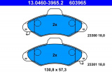 Sada brzdových destiček ATE 13.0460-3965 (AT 603965) - FORD