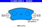 Sada brzdových destiček ATE 13.0460-3940 (AT 603940) - FIAT, SEAT