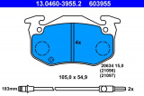 Sada brzdových destiček ATE 13.0460-3955 (AT 603955) - RENAULT