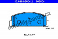 Sada brzdových destiček ATE 13.0460-5804 (AT 605804) - MAZDA