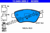 Sada brzdových destiček ATE 13.0460-3850 (AT 603850) - FIAT