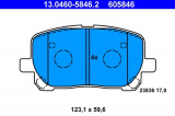 Sada brzdových destiček ATE 13.0460-5846 (AT 605846) - TOYOTA