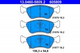 Sada brzdových destiček ATE 13.0460-5809 (AT 605809) - TOYOTA