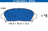 Sada brzdových destiček ATE 13.0460-5845 (AT 605845) - TOYOTA