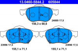 Sada brzdových destiček ATE 13.0460-5844 (AT 605844) - TOYOTA