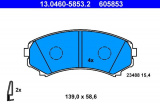 Sada brzdových destiček ATE 13.0460-5853 (AT 605853) - MITSUBISHI